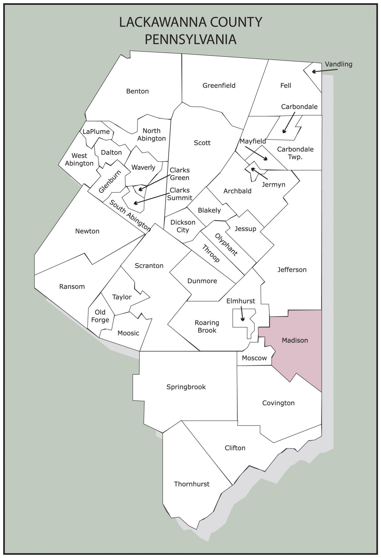 Madison Township Lackawanna County Pennsylvania